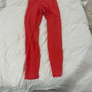 Lululemon Athletica Red Leggings